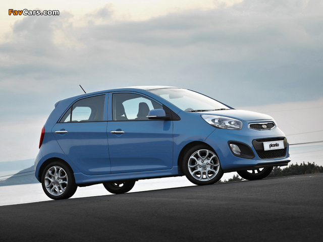 Kia Picanto 5-door (TA) 2011 wallpapers (640 x 480)