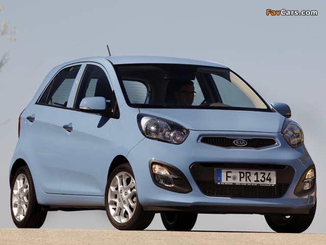 Kia Picanto 5-door (TA) 2011 wallpapers (640 x 480)