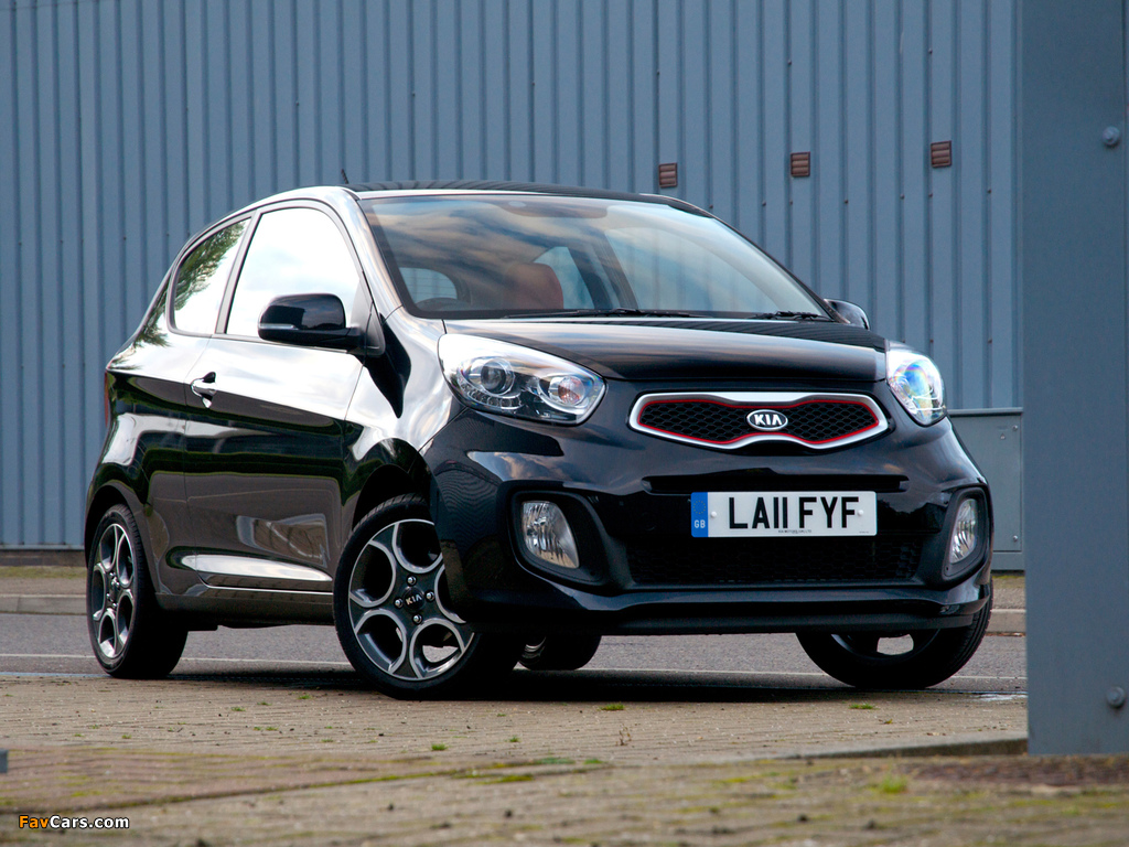 Kia Picanto 3-door UK-spec (TA) 2011 wallpapers (1024 x 768)