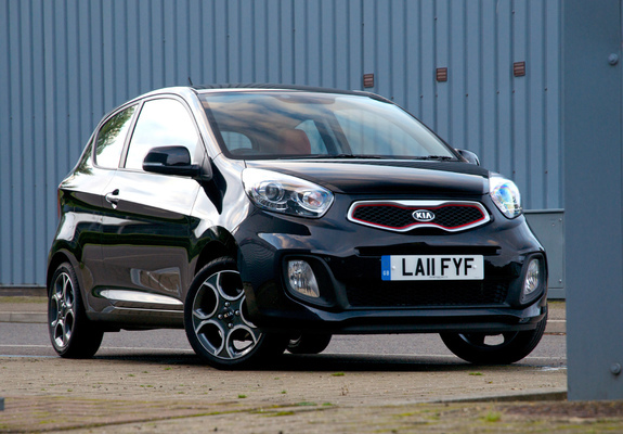 Kia Picanto 3-door UK-spec (TA) 2011 wallpapers