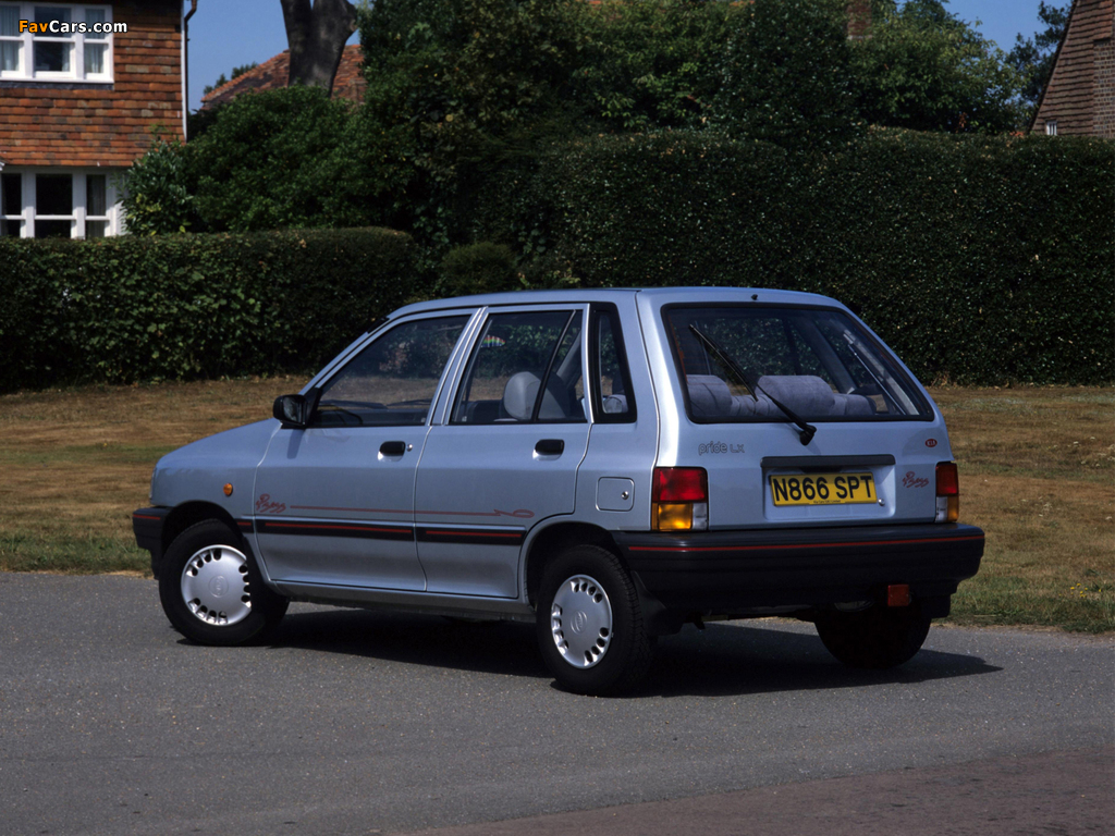 Photos of Kia Pride 5-door UK-spec 1991–2000 (1024 x 768)