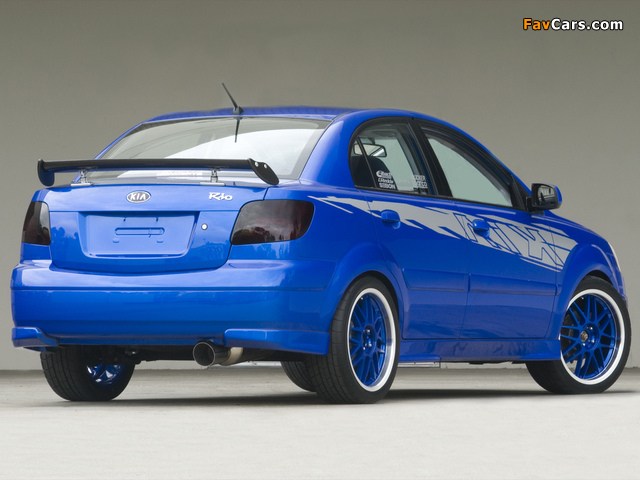 Images of Kia Rio Blue Missile (JB) 2005 (640 x 480)