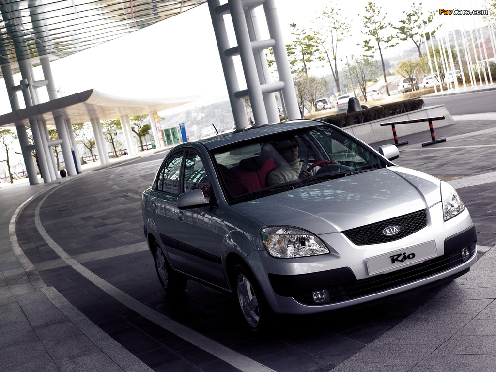 Images of Kia Rio Sedan (JB) 2005–09 (1024 x 768)