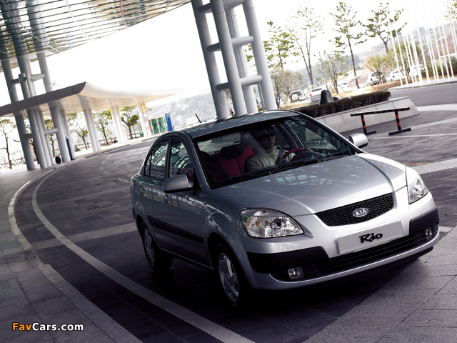 Images of Kia Rio Sedan (JB) 2005–09 (640 x 480)