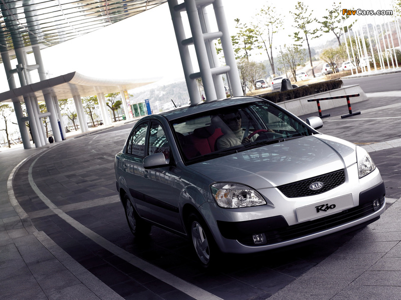 Images of Kia Rio Sedan (JB) 2005–09 (800 x 600)
