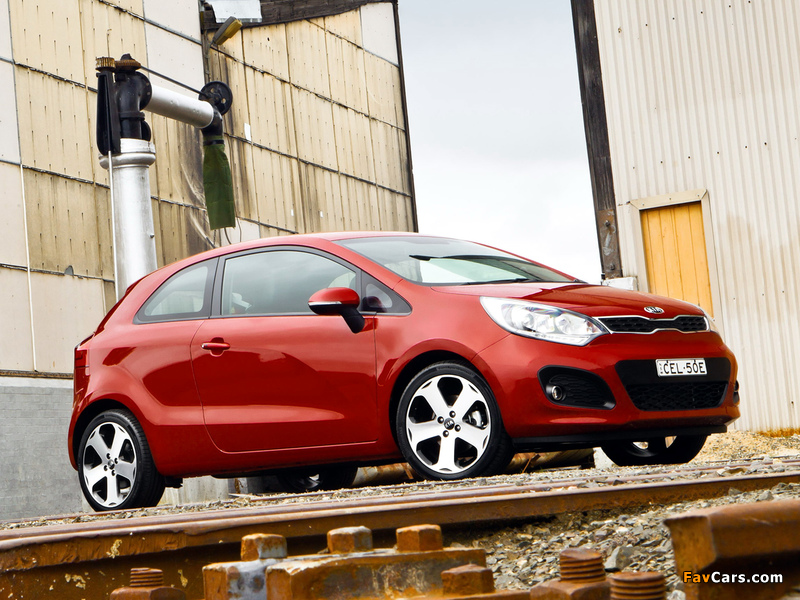 Images of Kia Rio 3-door AU-spec (UB) 2011 (800 x 600)