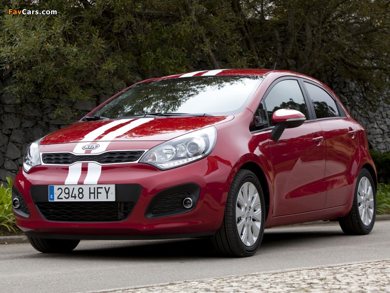 Images of Kia Rio 5-door EcoDynamics (UB) 2011 (800 x 600)