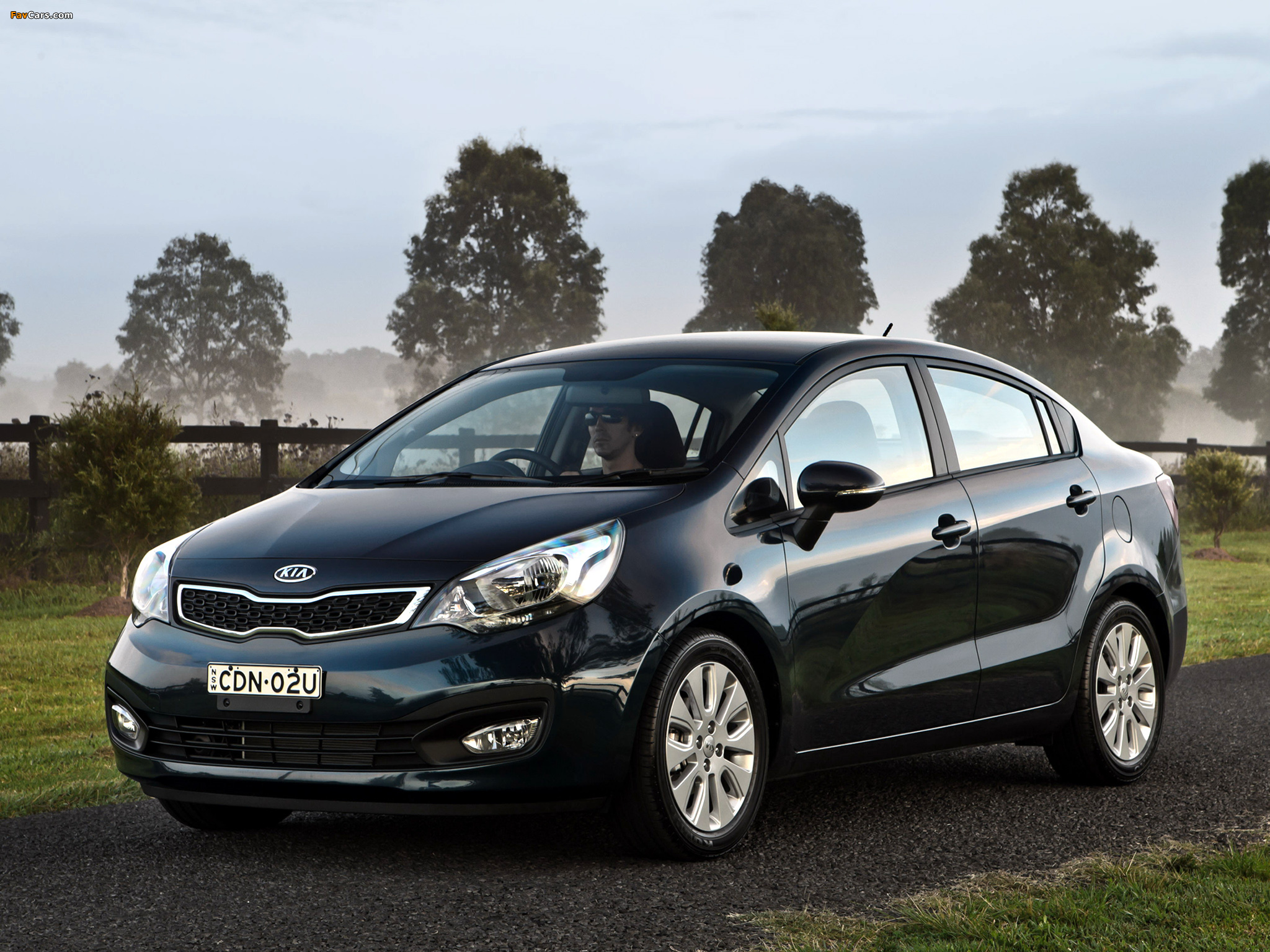 Images of Kia Rio Sedan AU-spec (UB) 2011 (2048 x 1536)