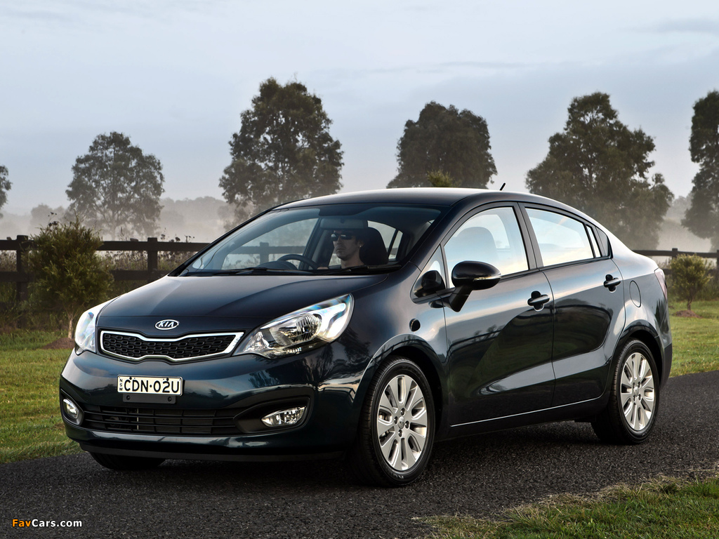 Images of Kia Rio Sedan AU-spec (UB) 2011 (1024 x 768)