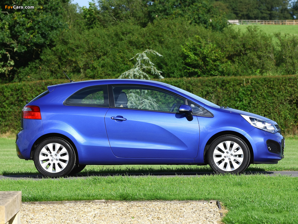 Images of Kia Rio 3-door EcoDynamics UK-spec (UB) 2012 (1024 x 768)