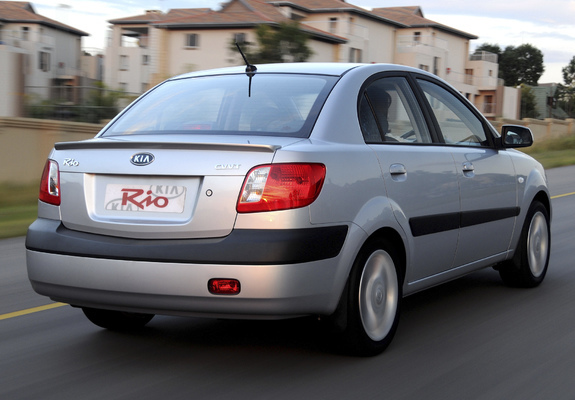 Kia Rio Sedan ZA-spec (JB) 2005–11 images