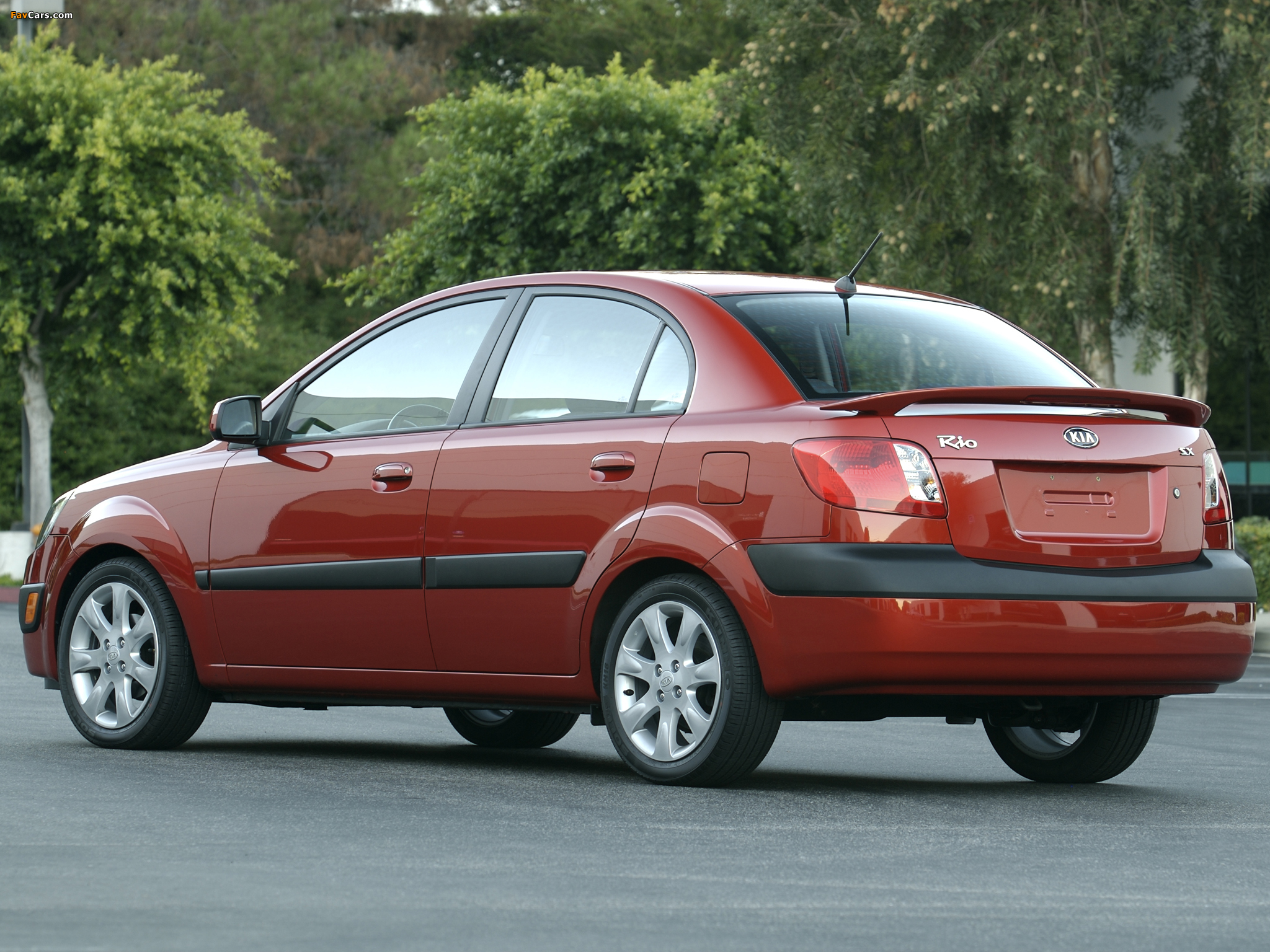 Kia Rio Sedan US-spec (JB) 2005–09 images (2048 x 1536)