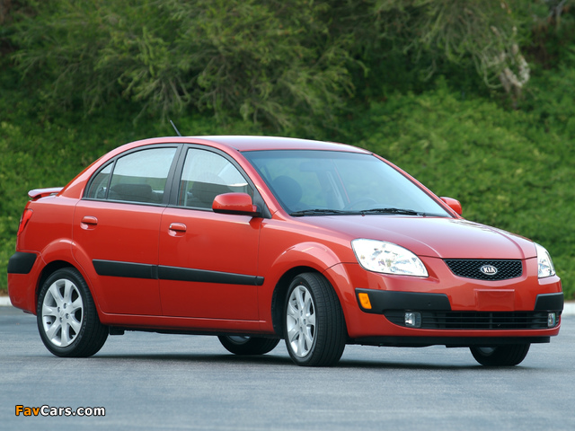 Kia Rio Sedan US-spec (JB) 2005–09 photos (640 x 480)