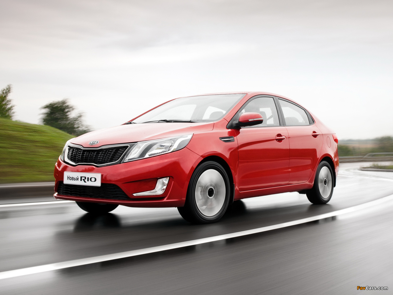 Kia Rio Sedan CIS-spec (QB) 2011 photos (1280 x 960)