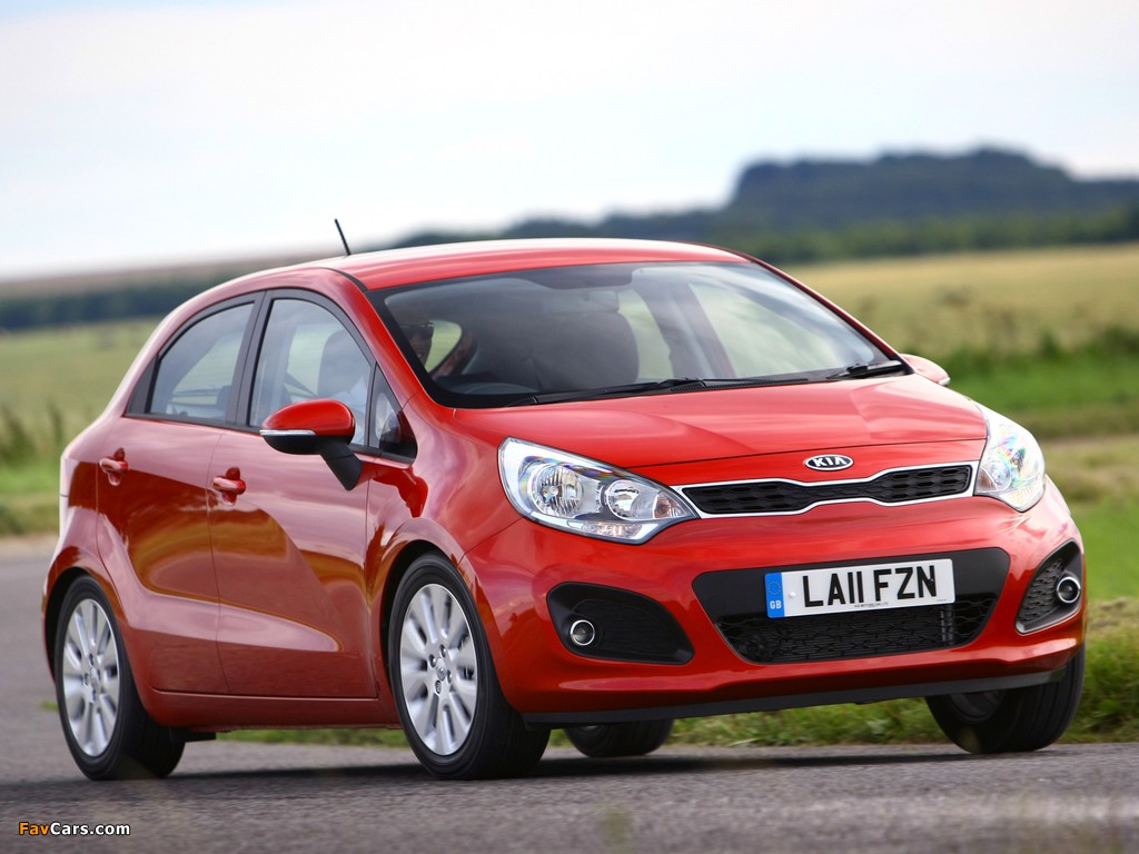 Kia Rio 5-door UK-spec (UB) 2011 photos (1024 x 768)