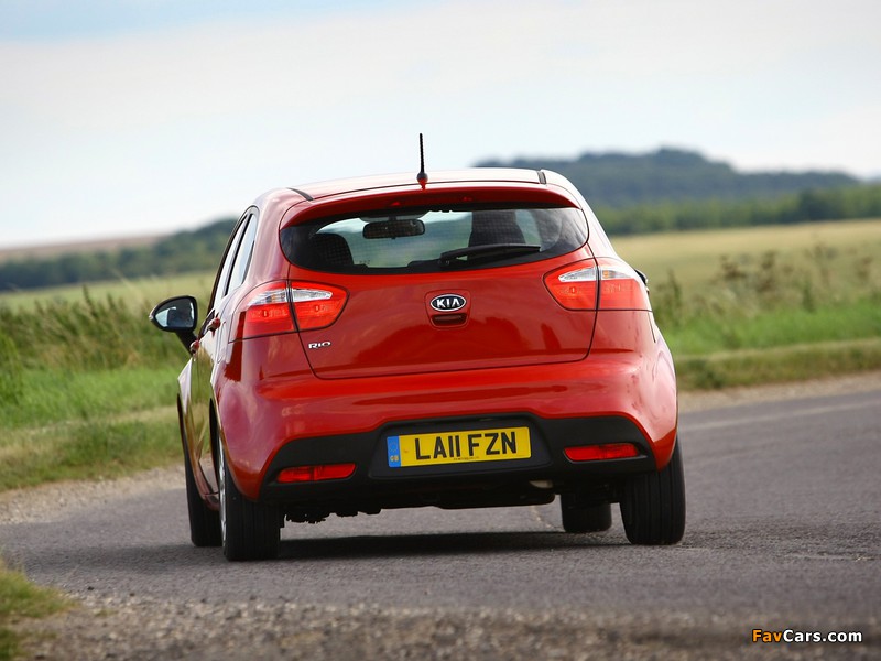 Kia Rio 5-door UK-spec (UB) 2011 photos (800 x 600)