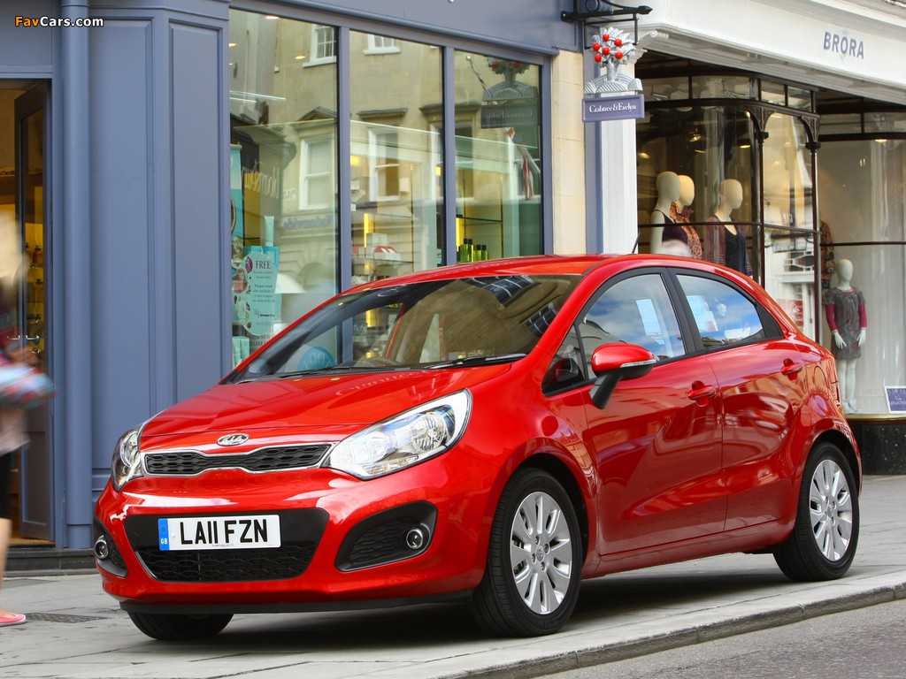 Kia Rio 5-door UK-spec (UB) 2011 photos (1024 x 768)