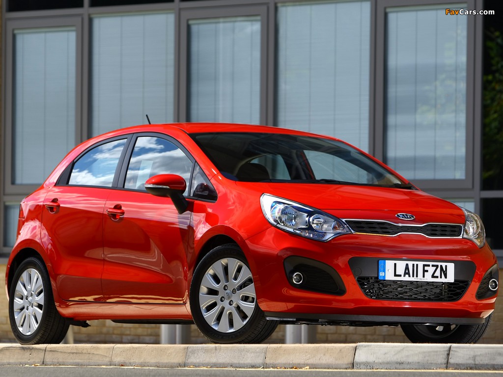 Kia Rio 5-door UK-spec (UB) 2011 photos (1024 x 768)