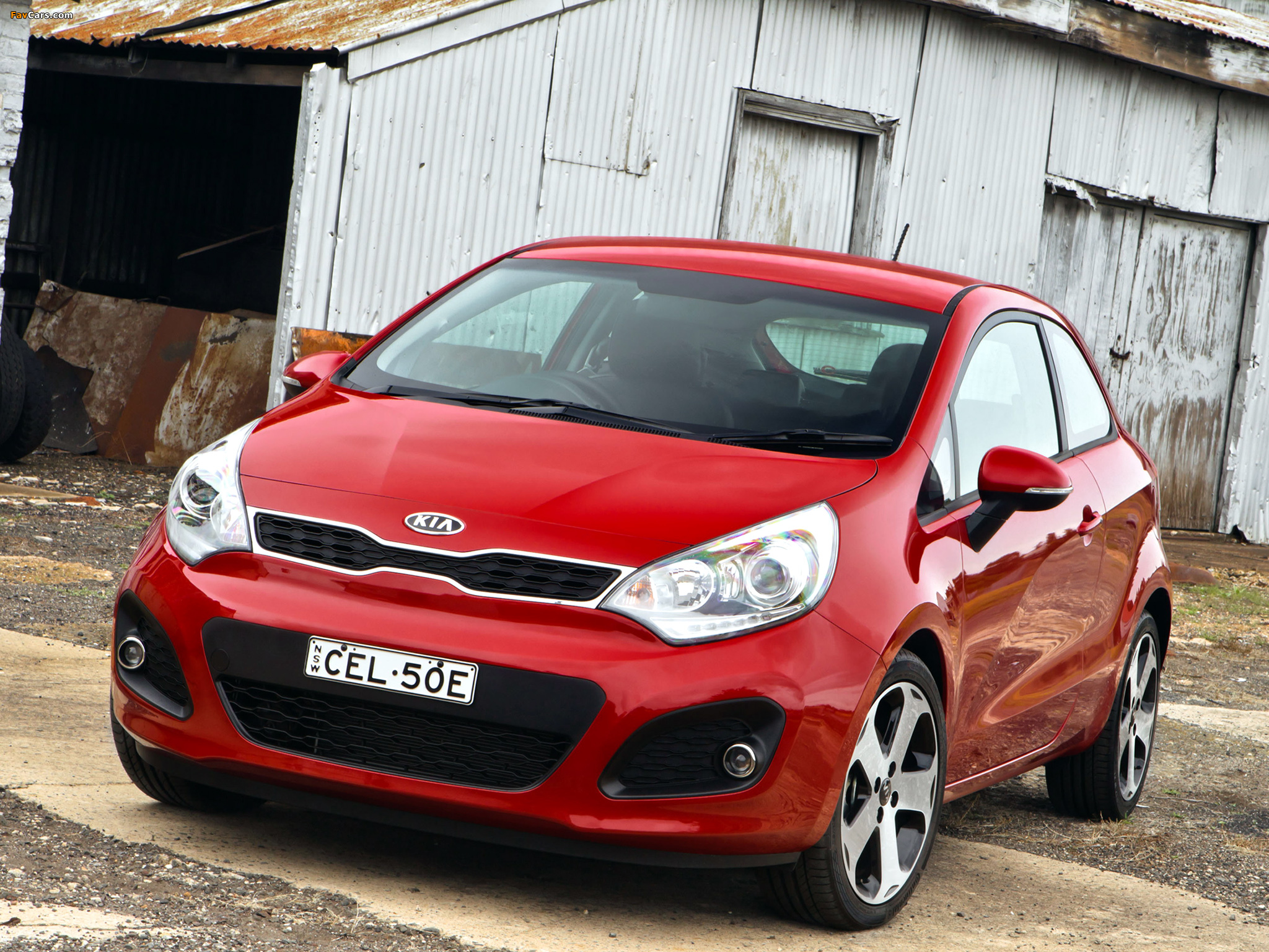 Kia Rio 3-door AU-spec (UB) 2011 photos (2048 x 1536)