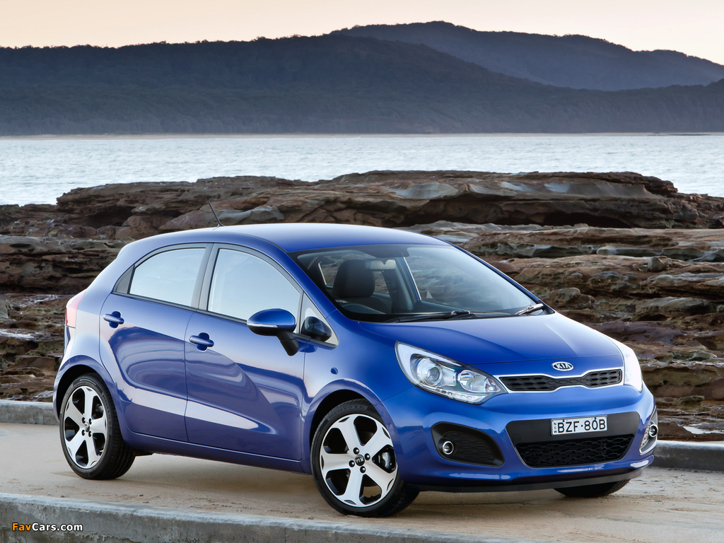 Kia Rio 5-door AU-spec (UB) 2011 pictures (1024 x 768)