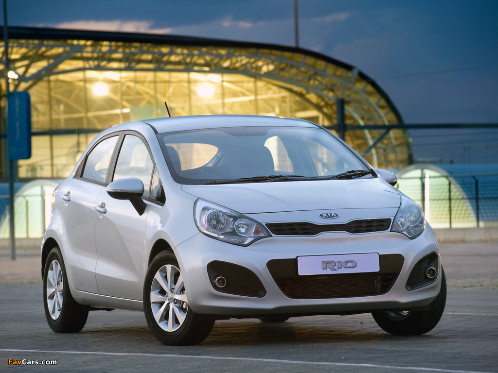 Kia Rio 5-door ZA-spec (UB) 2011 pictures (1024 x 768)