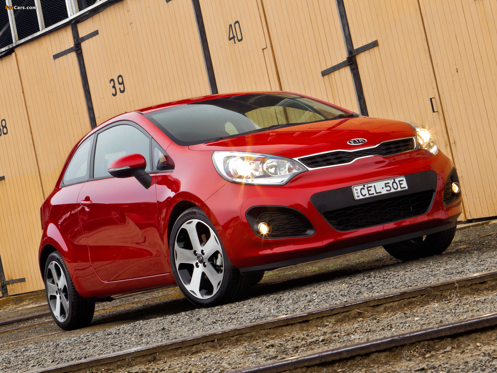 Kia Rio 3-door AU-spec (UB) 2011 wallpapers (1600 x 1200)