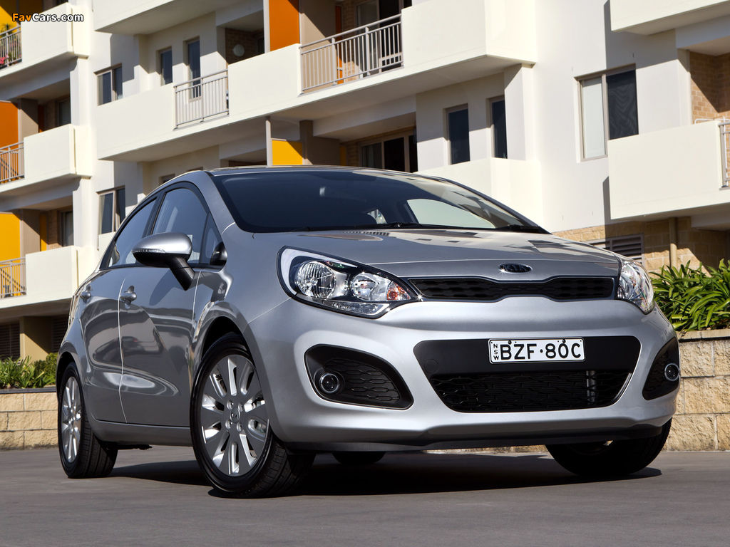 Kia Rio 5-door AU-spec (UB) 2011 wallpapers (1024 x 768)