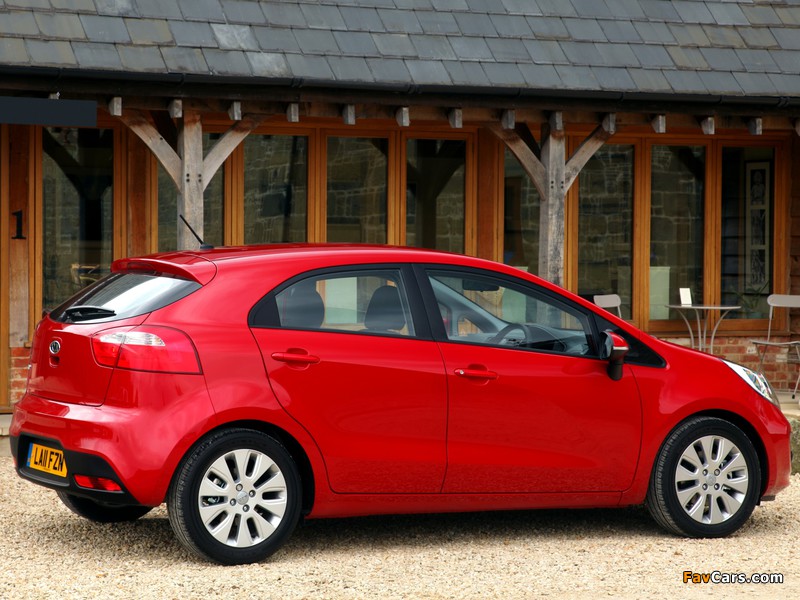 Kia Rio 5-door UK-spec (UB) 2011 wallpapers (800 x 600)