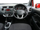 Kia Rio 5-door UK-spec (UB) 2011 wallpapers