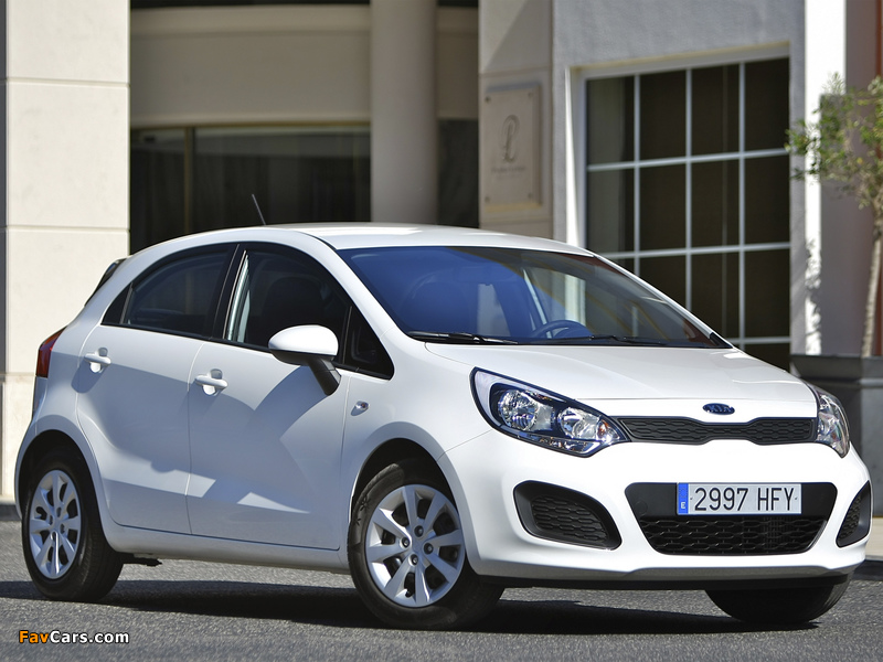 Kia Rio 5-door EcoDynamics (UB) 2011 wallpapers (800 x 600)