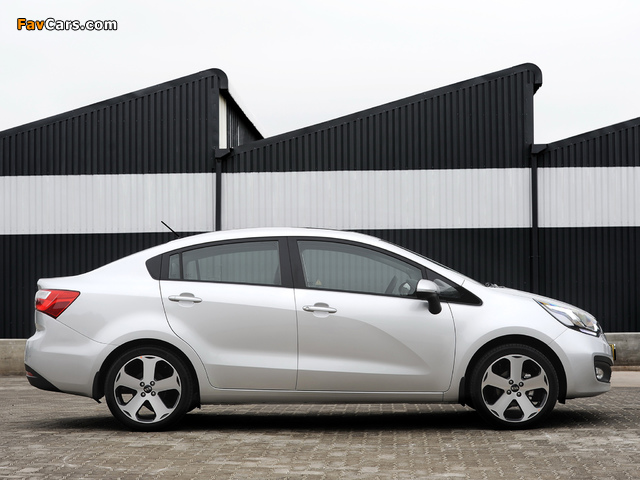 Kia Rio Sedan ZA-spec (UB) 2012 photos (640 x 480)