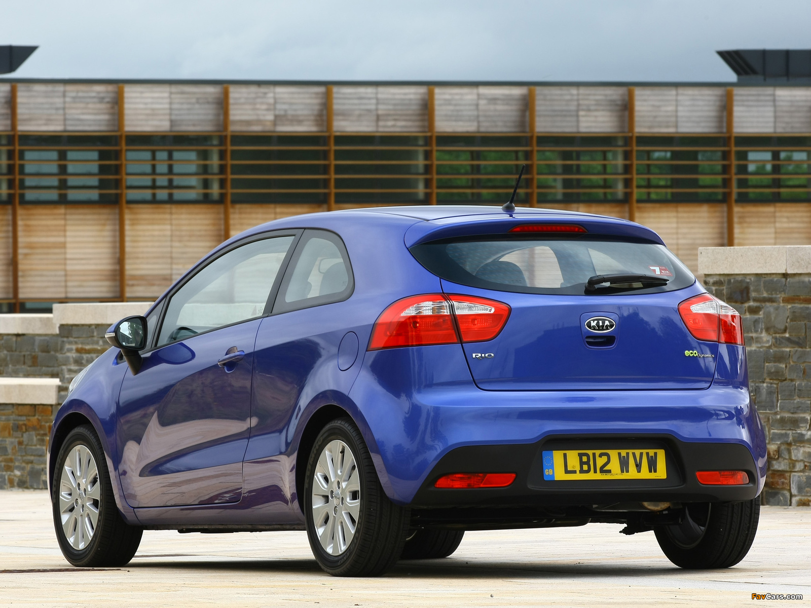 Kia Rio 3-door EcoDynamics UK-spec (UB) 2012 pictures (1600 x 1200)