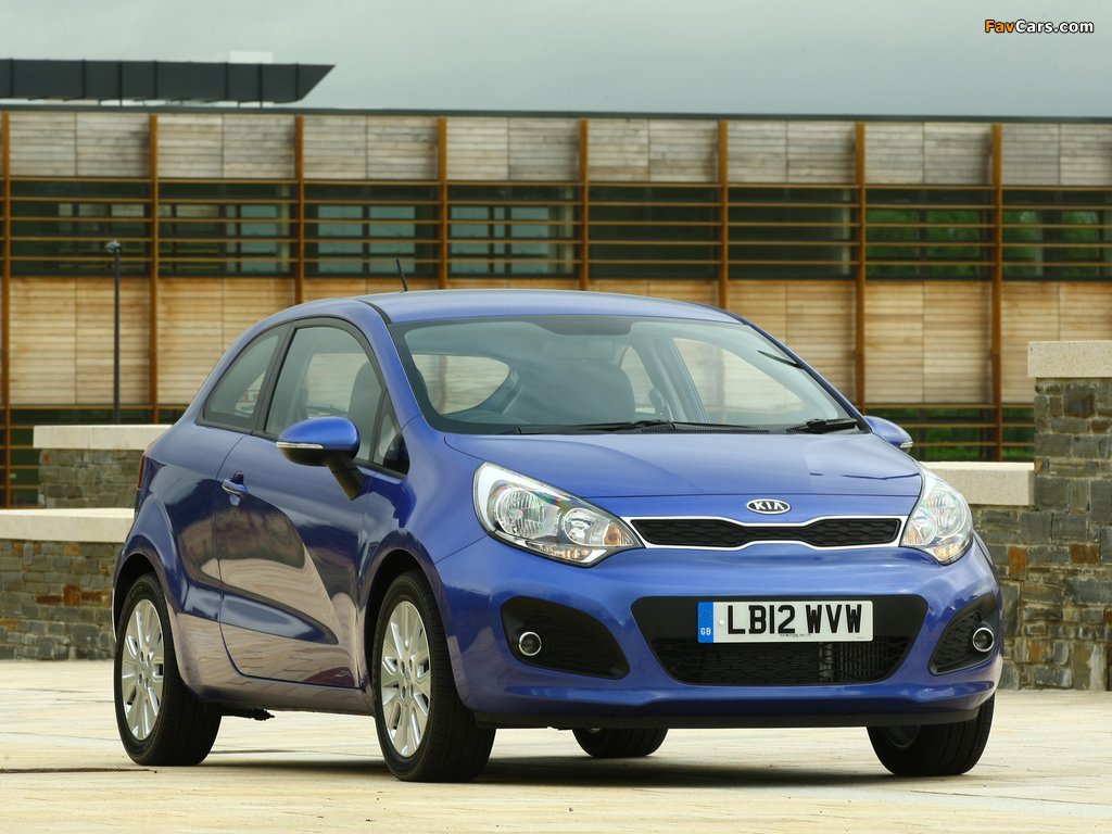 Kia Rio 3-door EcoDynamics UK-spec (UB) 2012 pictures (1024 x 768)