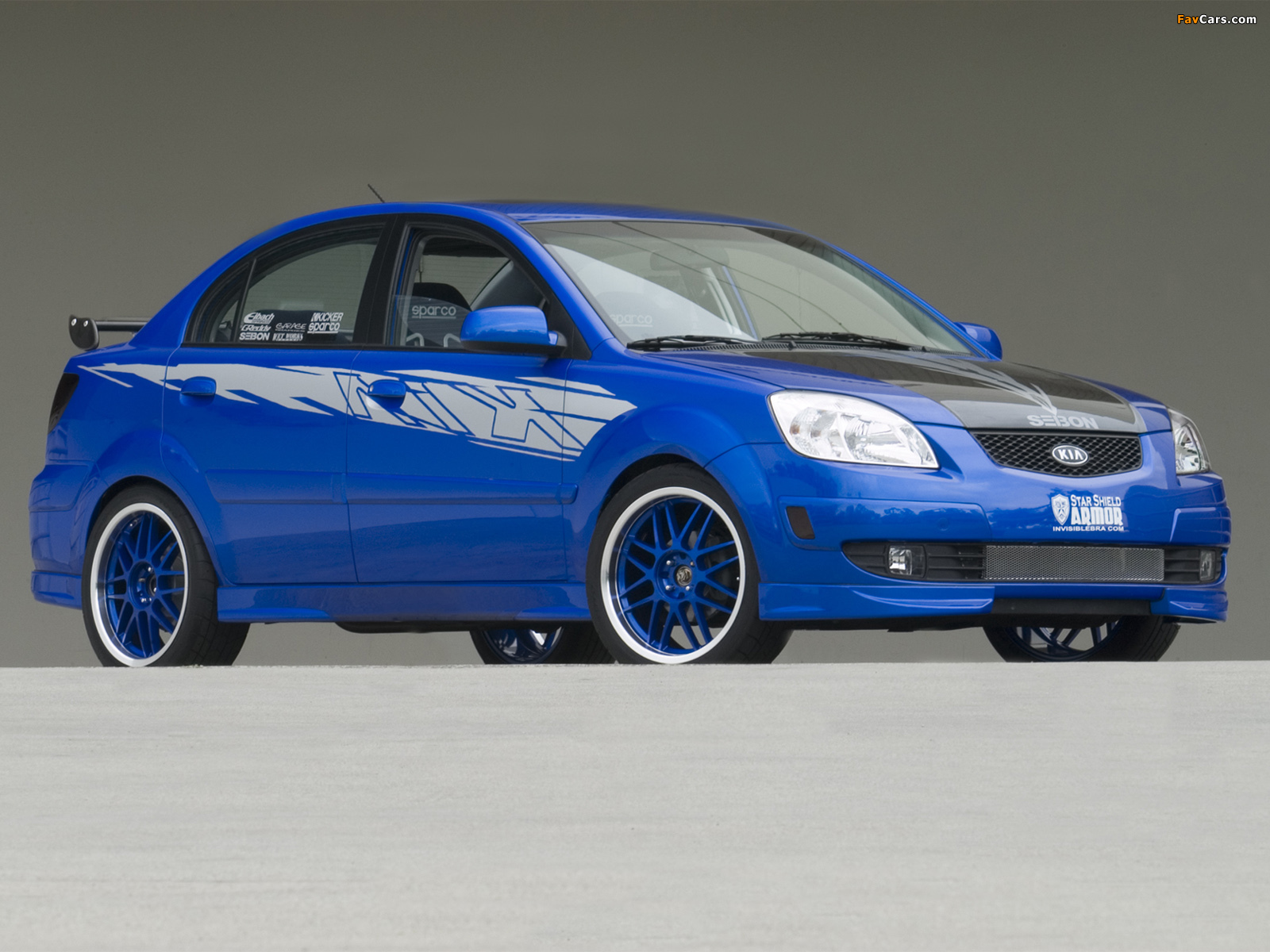 Photos of Kia Rio Blue Missile (JB) 2005 (1600 x 1200)