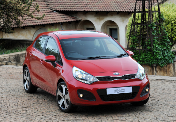 Photos of Kia Rio 5-door ZA-spec (UB) 2011