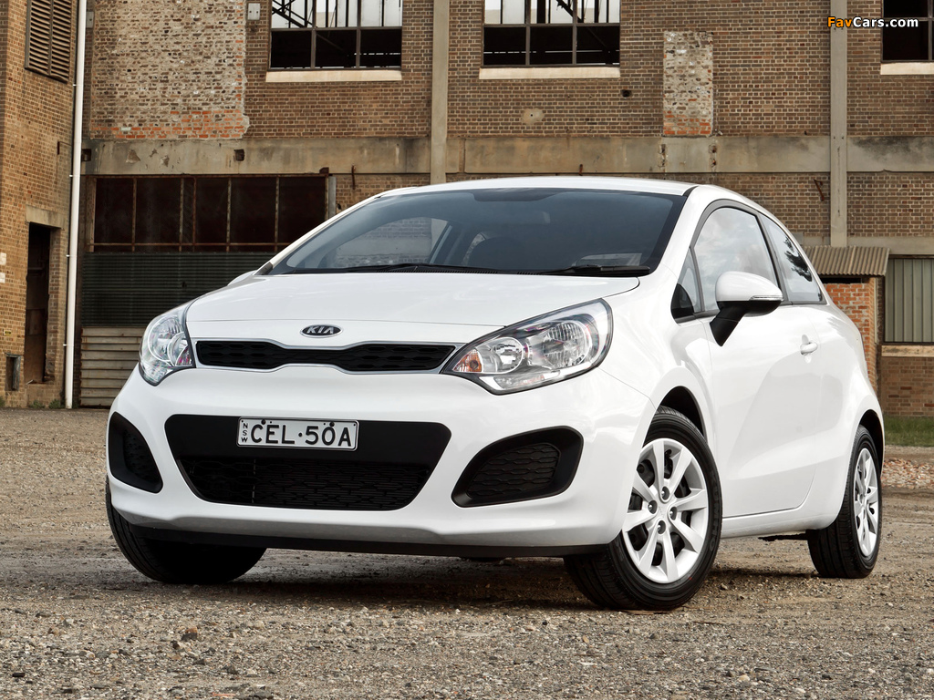 Photos of Kia Rio 3-door AU-spec (UB) 2011 (1024 x 768)