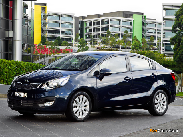 Photos of Kia Rio Sedan AU-spec (UB) 2011 (640 x 480)