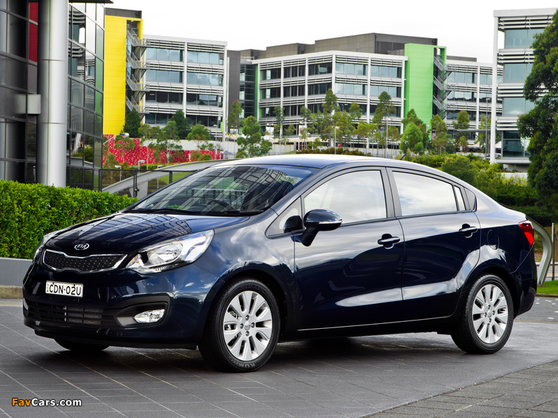 Photos of Kia Rio Sedan AU-spec (UB) 2011 (800 x 600)