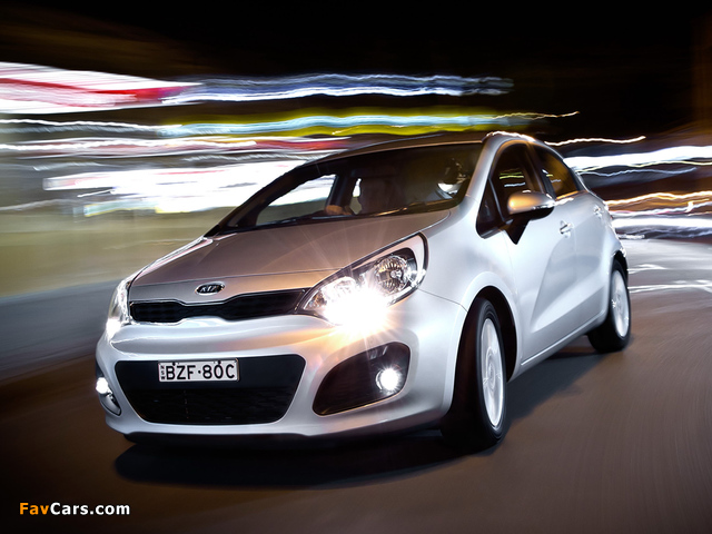 Photos of Kia Rio 5-door AU-spec (UB) 2011 (640 x 480)