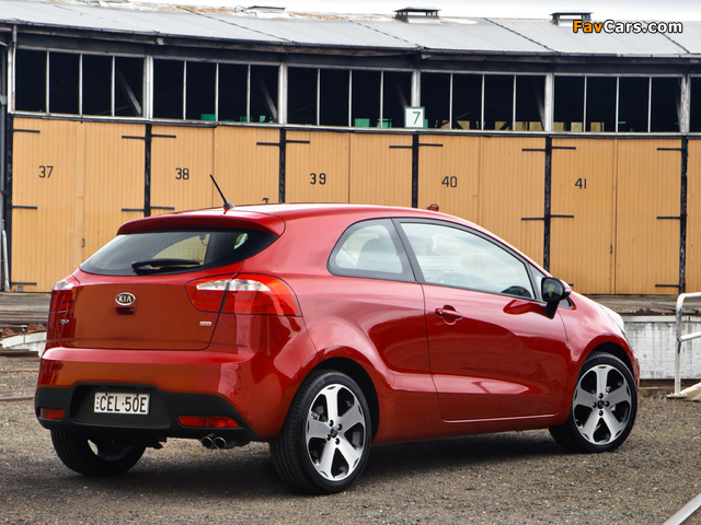 Photos of Kia Rio 3-door AU-spec (UB) 2011 (640 x 480)