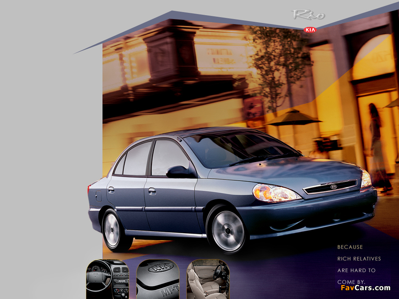 Pictures of Kia Rio Sedan (DC) 2000–02 (800 x 600)