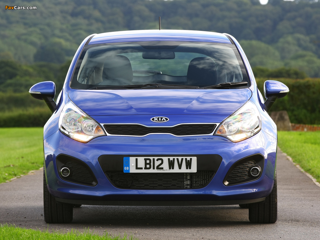 Pictures of Kia Rio 3-door EcoDynamics UK-spec (UB) 2012 (1024 x 768)