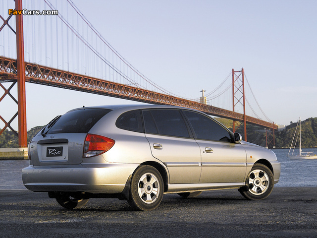 Kia Rio Wagon (DC) 2002–05 wallpapers (640 x 480)