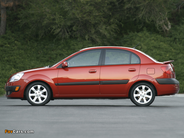 Kia Rio Sedan US-spec (JB) 2005–09 wallpapers (640 x 480)