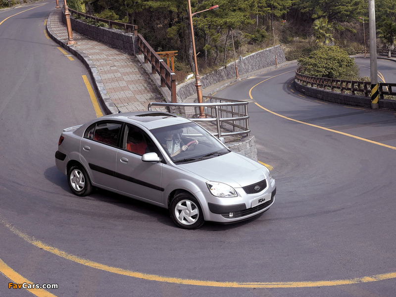 Kia Rio Sedan (JB) 2005–09 wallpapers (800 x 600)