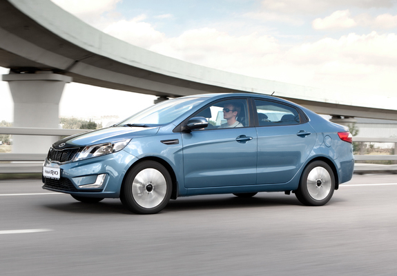 Kia Rio Sedan CIS-spec (QB) 2011 wallpapers