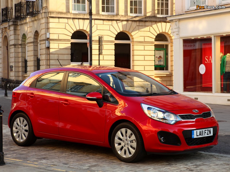 Kia Rio 5-door UK-spec (UB) 2011 wallpapers (800 x 600)