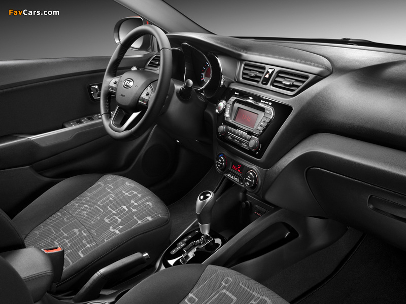 Kia Rio Sedan CIS-spec (QB) 2011 wallpapers (800 x 600)