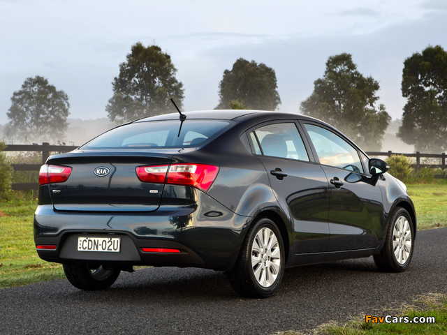 Kia Rio Sedan AU-spec (UB) 2011 wallpapers (640 x 480)