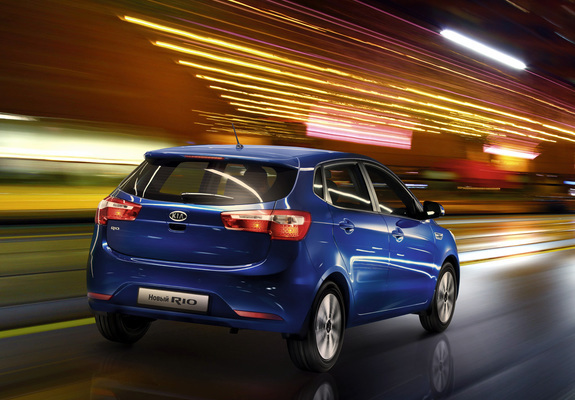 Kia Rio 5-door CIS-spec (QB) 2012 wallpapers